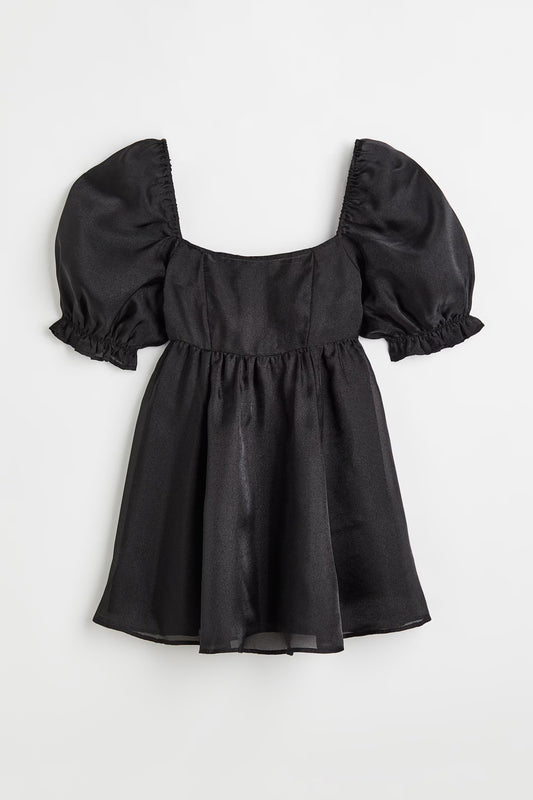 Babydoll Dress – Black